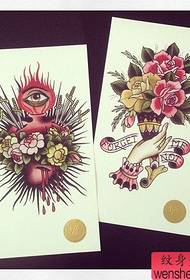 due manoscritti creativi per tatuaggi