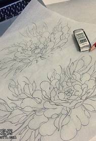 i-manuscript sketch chrysanthemum tattoo Pattern