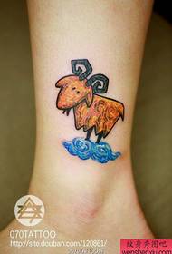 Doporučuji tetování ovcí na nárt