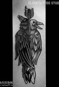 Manuscris Viața și moartea Crow model de tatuaj