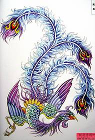 Tatoeage show foto aanbevolen een kleurrijk Phoenix tattoo manuscript