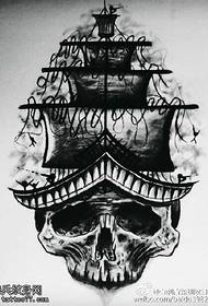ຮູບແບບ Tattoo Sailing Sailing Sailing