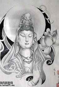 iwe afọwọkọ Guanyin tatuu