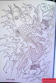 Manoscritto tatuaggio tatuaggio pesce annuario tradizionale 67