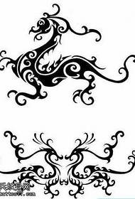 lámhscríbhinn patrún tattoo totem hippocampus