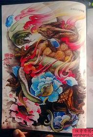 Manuskrip Tattoo Tahun Buku Tradisional 15