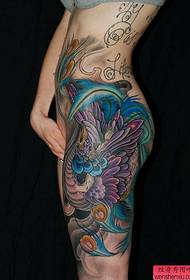 Tattoo show picture Raccomanda un modello di tatuaggio fenice alla coscia