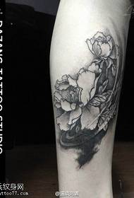 Kallef Peony Tattoo Muster