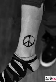 Αναμενόμενο ειρηνικό αντιτριβικό τατουάζ σημάτων