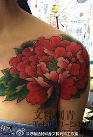 плече півонія великий півонія татуювання візерунок 168144 - Манускрипт татуювання єдиноріг