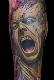 leg European and American classic picture tattoo pattern