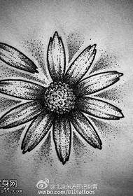 manuscript petal tattoo pattern