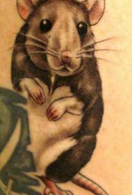 12 Zodíaco の imagem de apreciação de padrão de manuscrito de tatuagem de rato