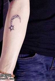 Brazo Luna Totem Moda Tatuaje Patrón