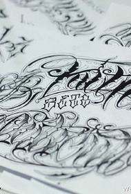 manuskript blommen lichem tattoo patroan