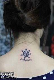 modello del tatuaggio del totem del sole