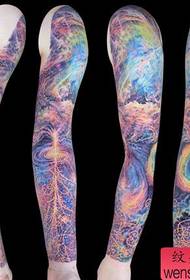 modello popolare tatuaggio braccio stellato popolare freddo