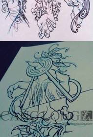 un gruppo di tatuaggi pop bergamotto pop molto cool