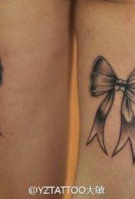 modello di tatuaggio popolare arco di bellezza gamba chiara