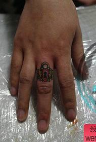 Fanger kleng Love Lock Tattoo Muster