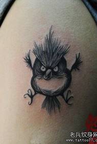 як тасвири намунае аз tattoo pixie дар қафо