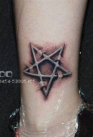 Picha ya tatoo picha muundo wa picha ya kiota cha ankle cha tano