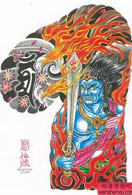Ming Wang tatuaje eredu erdi-bihotz dominatzaile bikaina