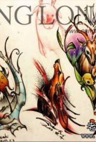 un pupicu manuscrittu di tatuatu di cervu caru