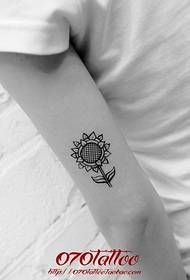 sekelompok stiker tato kecil segar populer yang populer