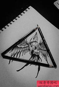 a popular oneskull Swallow Tattoo Manuscript