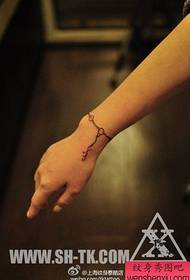 famke pols prachtige populaire armband tatoeëringspatroon
