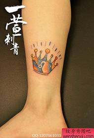 dievčatá nohy módne módne koruny a súhvezdí tetovanie vzor
