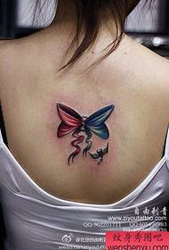 popular patrón de tatuaxe de arco pequeno