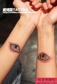braccio piccolo modello di tatuaggio occhio popolare