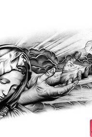 un popolare classico manoscritto del tatuaggio Madonna