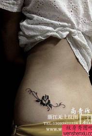 Frumusețe talie populară totem model tatuaj trandafir