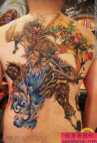 popoln obraz tatoo Sun Wukong