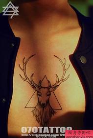 un tatuatge veterà funciona un tatuatge de cérvols al pit
