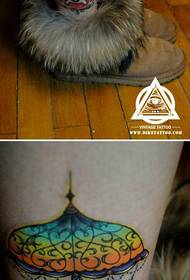 tytöt jalat suosittu muoti karuselli tatuointi malli