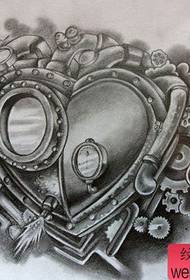 класичний механічний малюнок татуювання любові