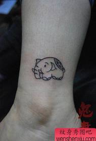 pola tato gajah sing apik banget