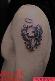 deora arm tóir ar an patrún tattoo aingeal beag