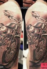 personalized motorcycle tattoo pattern