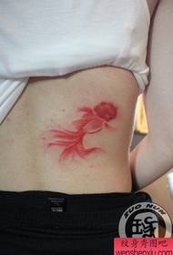 modello di tatuaggio piccolo e popolare piccolo girovita di bellezza laterale in vita