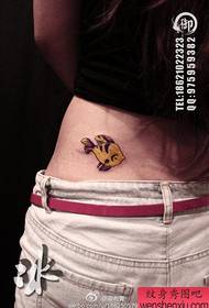 Modello del tatuaggio del pesce popolare di bellezza della vita delle ragazze