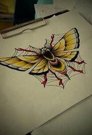 A popular moth tattoo manuscript