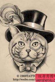 một hình ảnh phổ biến bản thảo hình xăm con mèo đẹp