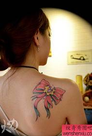 szépség vállán népszerű gyönyörű színű íj tetoválás minta