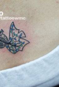 vita piccola e semplice modello di tatuaggio di pesce popolare