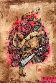 ethandwa enhle entsha skull rose tattoo iphethini